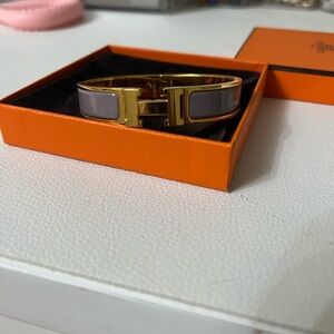 AUTH Hermes H bracelet